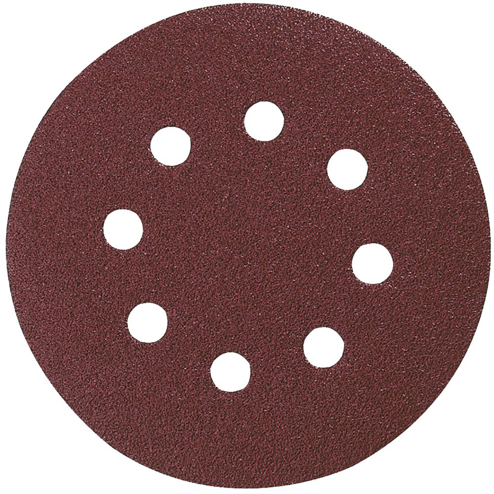 MAKITA P-43583 VELCRO BACKED SANDING DISCS 180 GRIT 125MM (PACK OF 10)