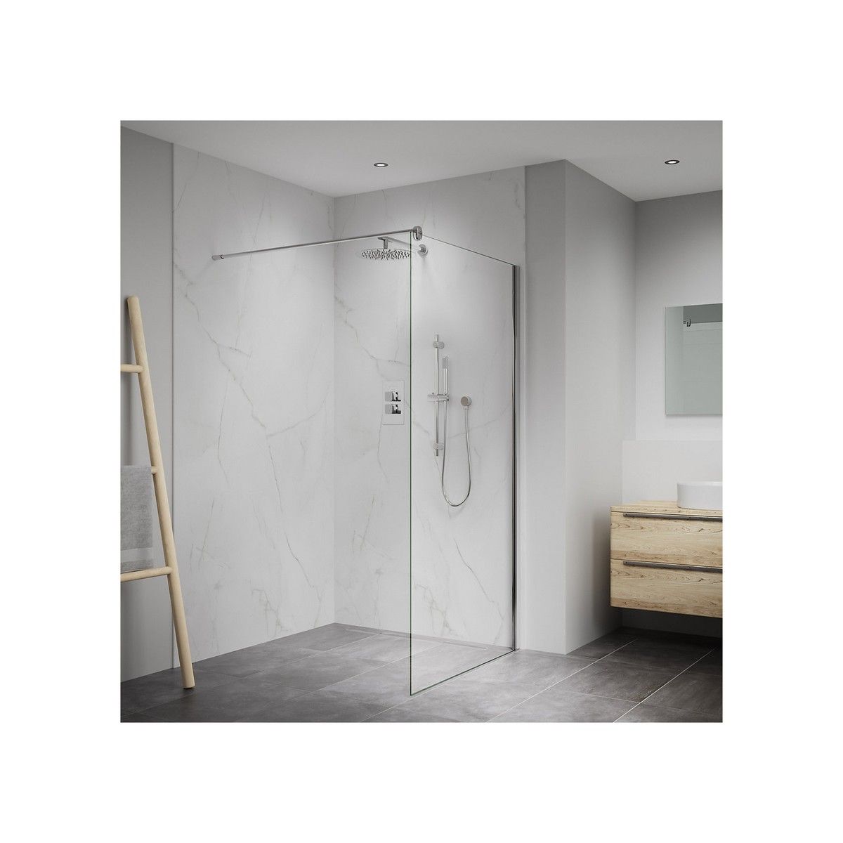 WETWALL ELITE PANEL PF 10 x 1200 x 2420mm ATHENA MARBLE EL-ATHM-1200-PF