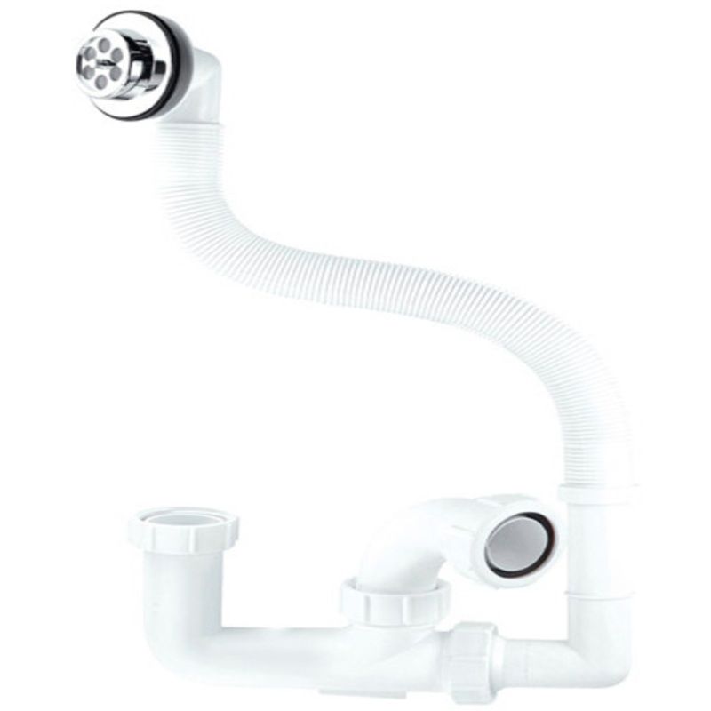 MCALPINE FJ10 BATH TRAP WITH OVERFLOW 1.1/2" 61020871