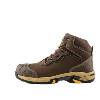 BUCKBOOTZ BLITZ SAFETY BOOTS BROWN SIZE 10