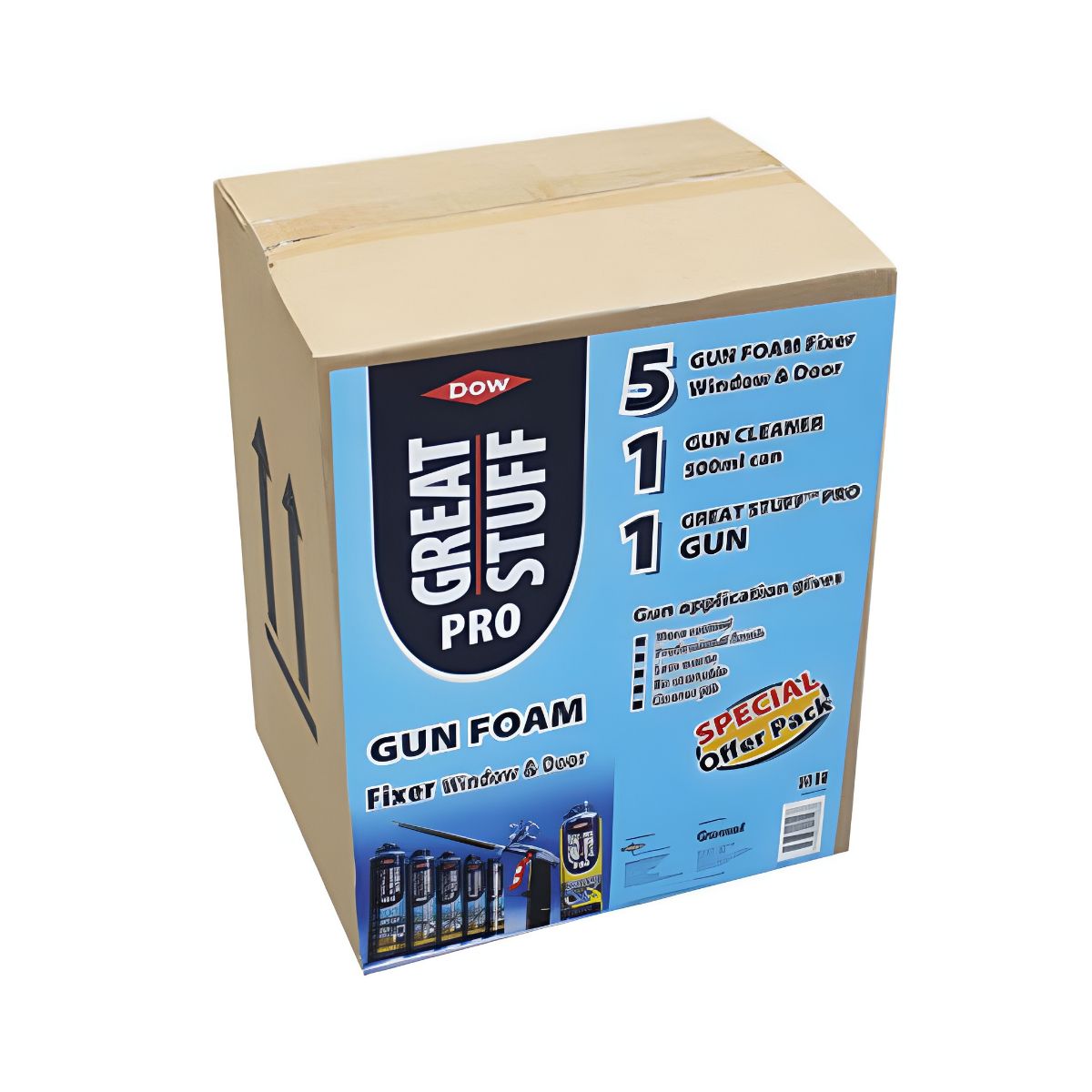 DOW GREAT STUFF WINDOW & DOOR 511 PROMOTION PACK 6001128