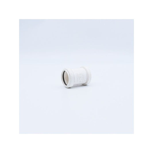 POLYPIPE PUSHFIT STRAIGHT COUPLING 40mm WP26 WP26W WHITE