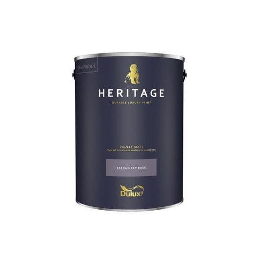 DULUX TRADE HERITAGE VELVET MATT BASE 5l EXTRA DEEP 5480489