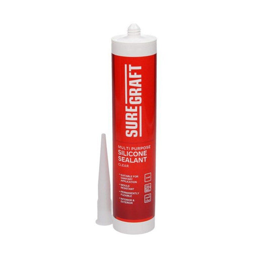 SUREGRAFT ALL PURPOSE SANITARY SILICONE CLEAR 310M