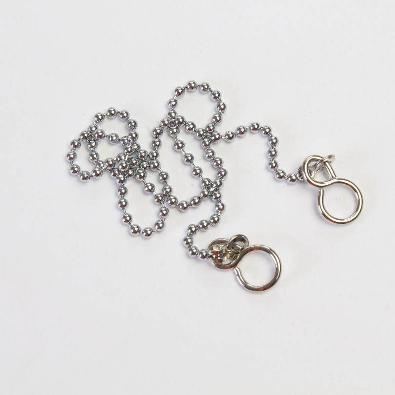 EMBRASS EP PRE-PACK BALL CHAIN C/W S-HOOKS 18" CHROME 200111-PAC