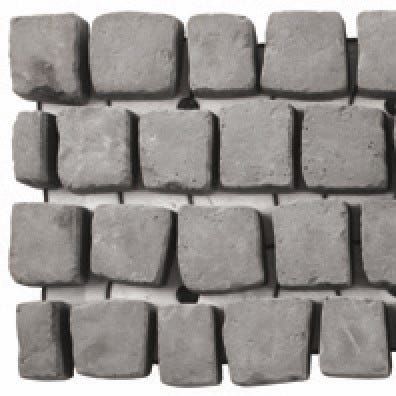 BRADSTONE CARPET STONES COBBLE STRAIGHT 1200 x 400 x 40mm CHARCOAL 05878