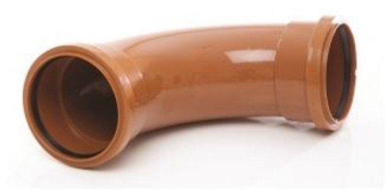 POLYPIPE BEND DOUBLE SOCKET 110mm x 45deg UG403