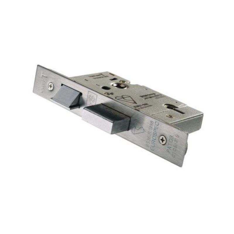 SATIN STAINLESS STEEL 76mm EASI T 5 LEVER SASHLOCK BS3621 LSB5530SSS/BP