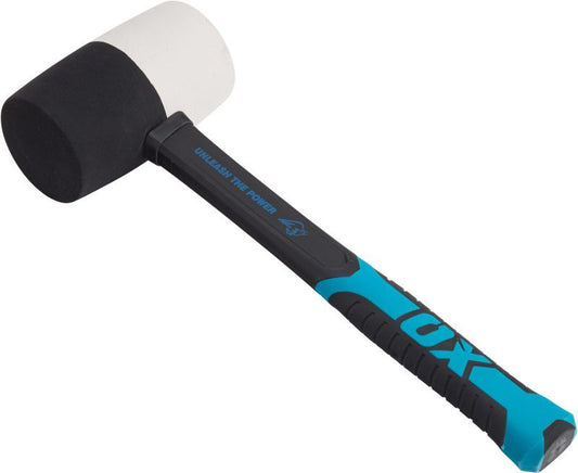 OX-T081924 PRO FIBREGLASS COMBINATION RUBBER MALLET 24oz