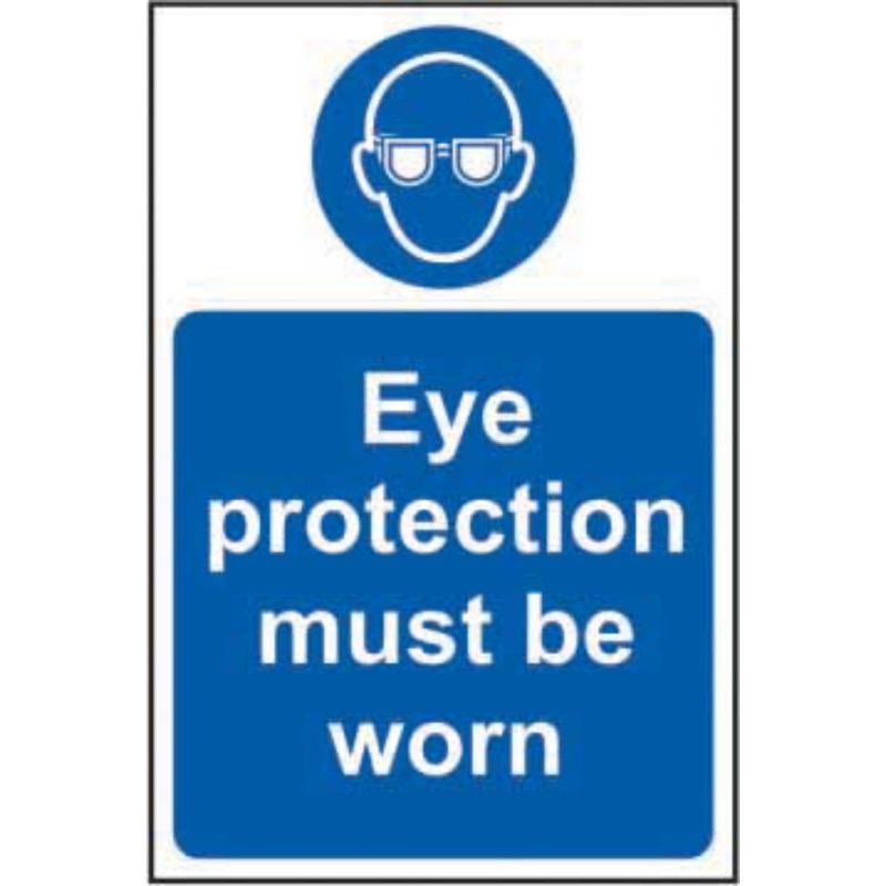 SAV SIGN 200mm WIDE x 300mm EYE PROTECTION 11442