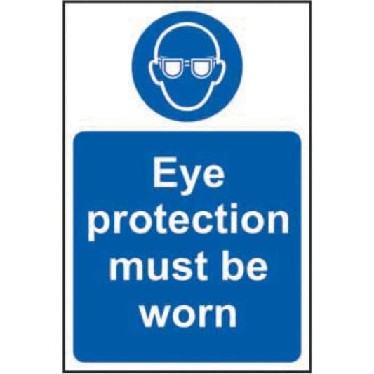 SAV SIGN 200mm WIDE x 300mm EYE PROTECTION 11442