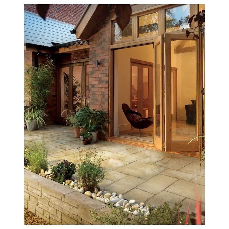 BRADSTONE OLD TOWN ECO PATIO KIT 2300 x 2800 x 40mm (6.4m2) WEATHERED LIMESTONE 07625
