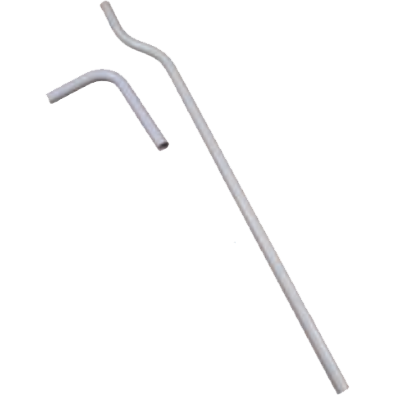 MACDEE 2 PIECE FLUSHPIPE 5' x 6" WHITE DFP10WH