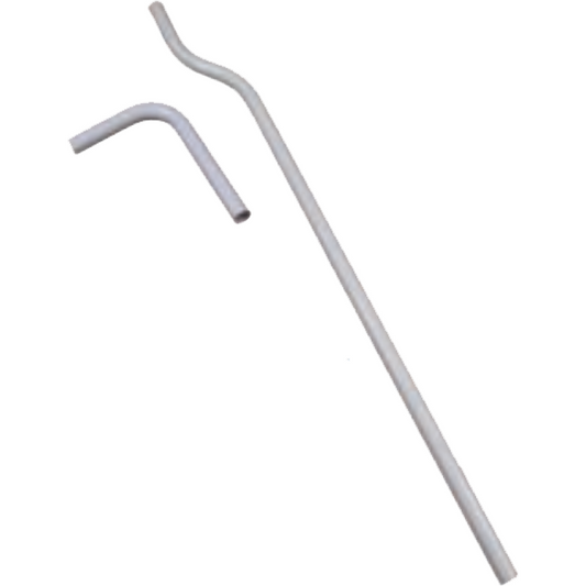MACDEE 2 PIECE FLUSHPIPE 5' x 6" WHITE DFP10WH
