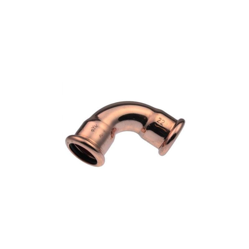 YORKSHIRE XPRESS S12 PRESSFIT 90deg ELBOW 22mm 38290