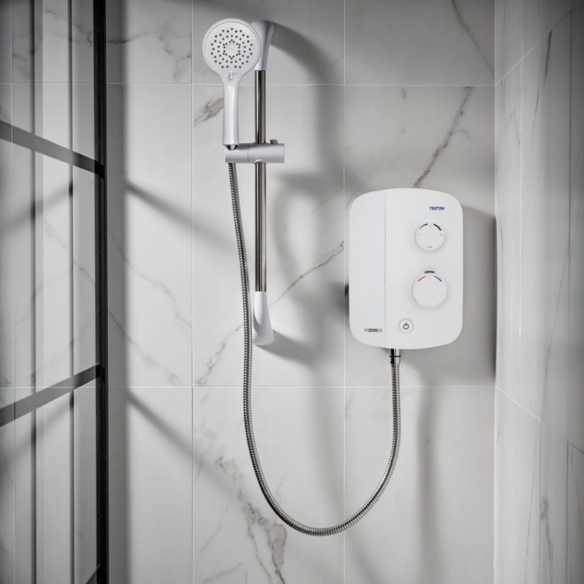 TRITON TAS2000SR SILENT RUNNING THERMOSTATIC SHOWER WHITE