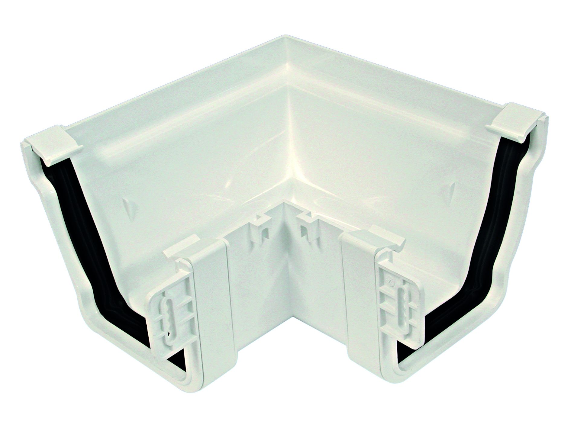OSMASTORM 8T853 PVCU GUTTER ANGLE EXT 90deg 111mm 8T853W WHITE