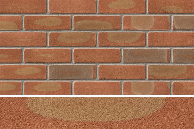 IBSTOCK ECLIPSE LEICESTER MULTI RED STOCK BRICK 65mm (100 PER LEG) A0812A
