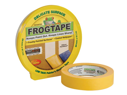 FROGTAPE SHU202552 DELICATE SURFACE MASKING TAPE 24mm x 41.1m