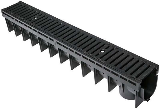 CLARK DRAIN C250 CHANNEL C/W DUCTILE IRON NARROW SLOT GRATING CD437