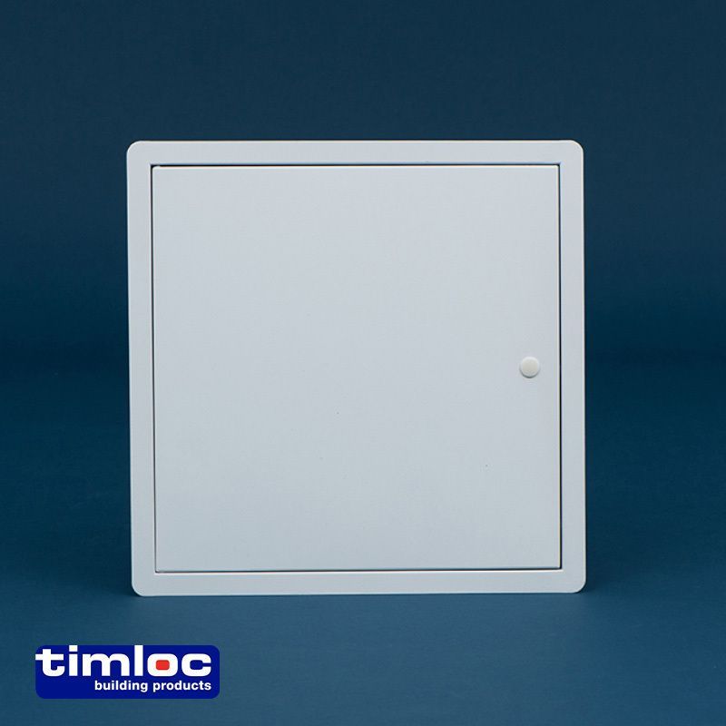 TIMLOC 1 HOUR FIRE RATED METAL ACCESS PANEL 500 x 500mm WHITE APC450X450CR