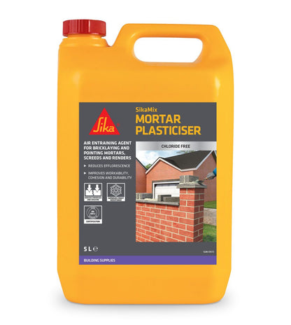 Sika Sikamix Plus Mortar Plasticiser 5L SIKAMIXP5