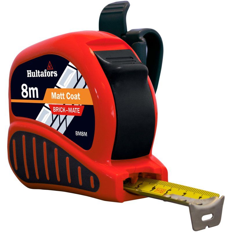 HULTAFORS HUL352403 BM8M BRICK-MATE POCKET TAPE MEASURE 8m