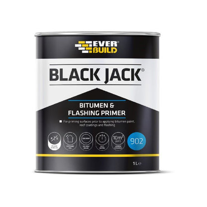 Everbuild Black Jack Bitumen And Flashing 1L Black 90201