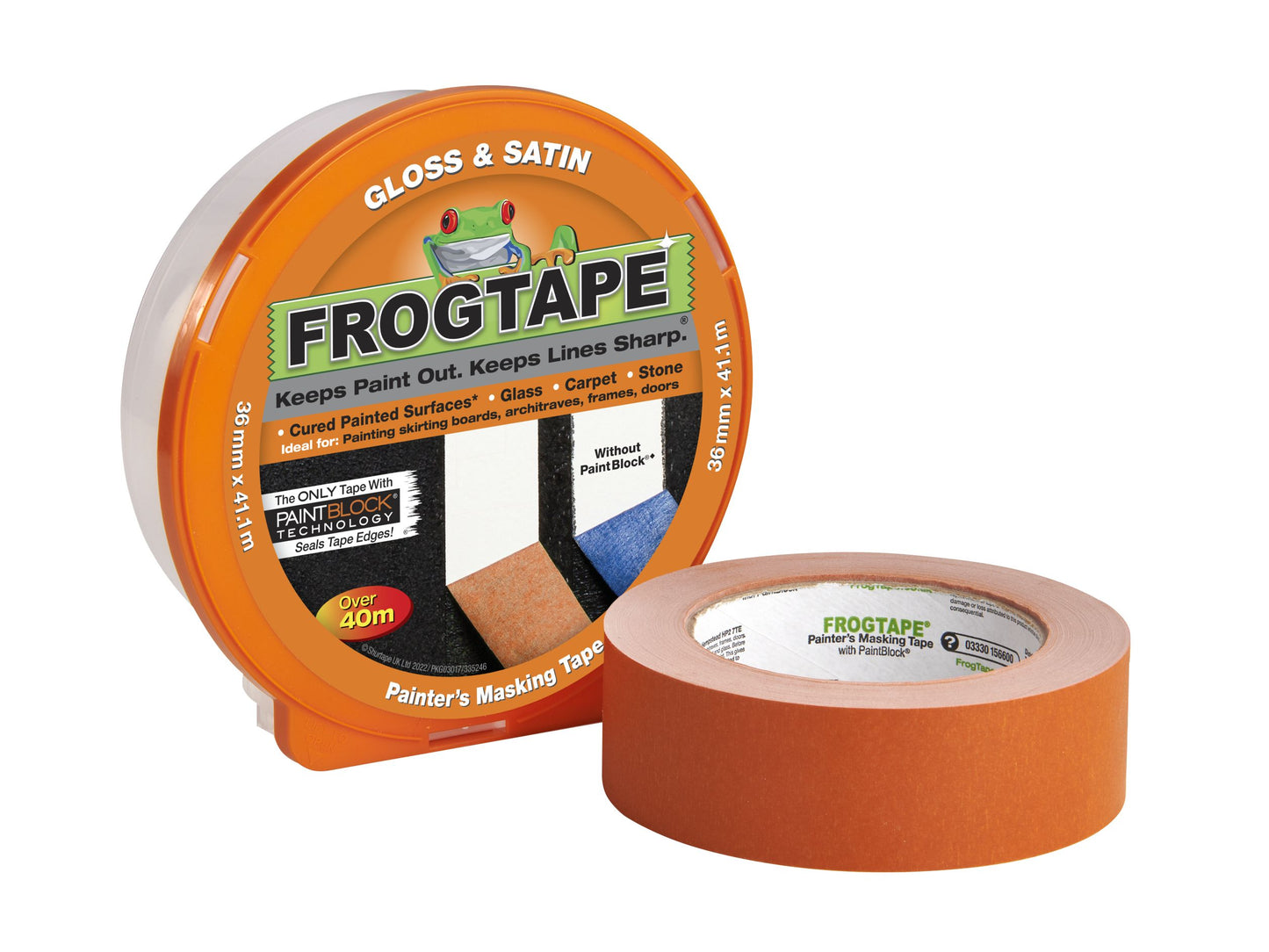 SHURTAPE SHU104201 GLOSS & SATIN FROGTAPE 36mm x 41.1m