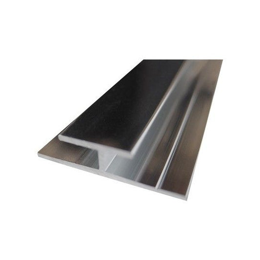 A-HJOINT-PS-4MM WETWALL H-JOINT 2400mm POLISHED SILVER