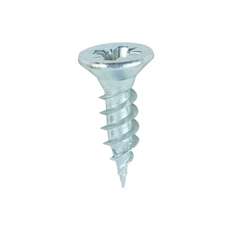 TIMCO TWINTHREAD CSK BZP WOODSCREWS 6 x 1/2" (BOX 200) 00612CWZ