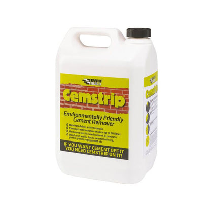 Everbuild Cemstrip Cement & Mortar Stain Remover 5L CEM5