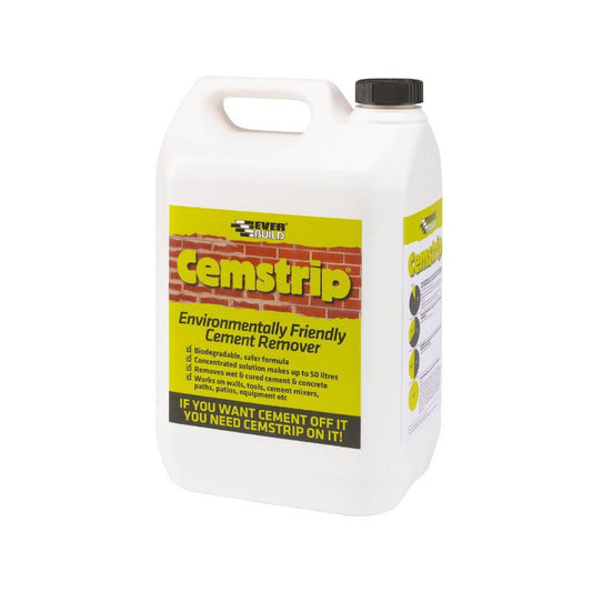 Everbuild Cemstrip Cement & Mortar Stain Remover 5L CEM5
