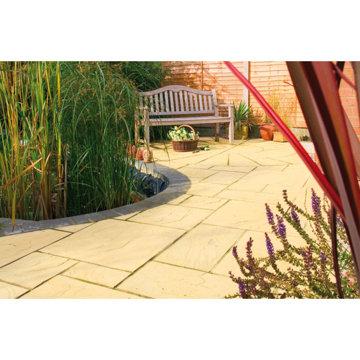 BOWLAND WINDSOR PAVING SLAB 600 x 300 x 38mm WELSH SLATE C82WS102 (BRISTOL) NEW