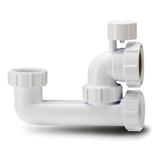 POLYPIPE LOW LEVEL BATH TRAP 40 x 38mm SEAL WT67