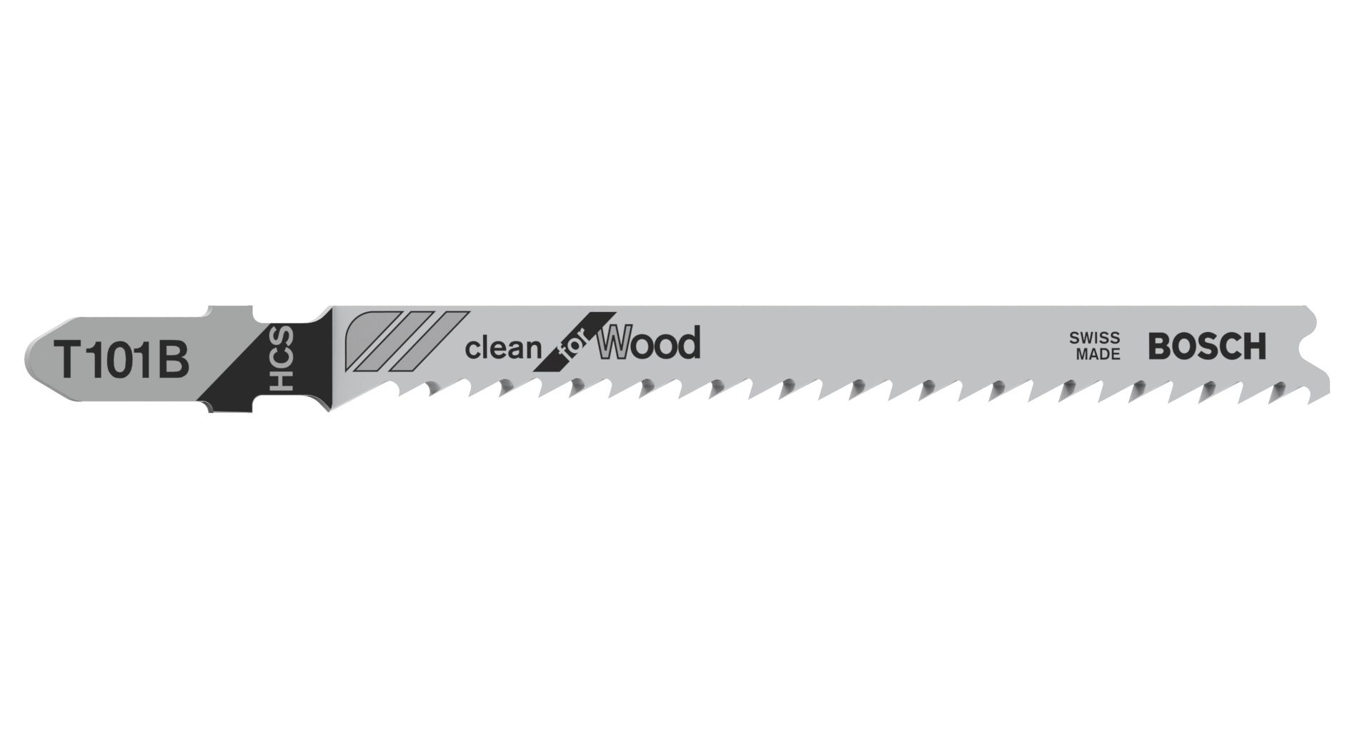 BOSCH 2608630030 PACK OF 5 T101B CLEAN CUT WOOD JIGSAW BLADES 3-30mm