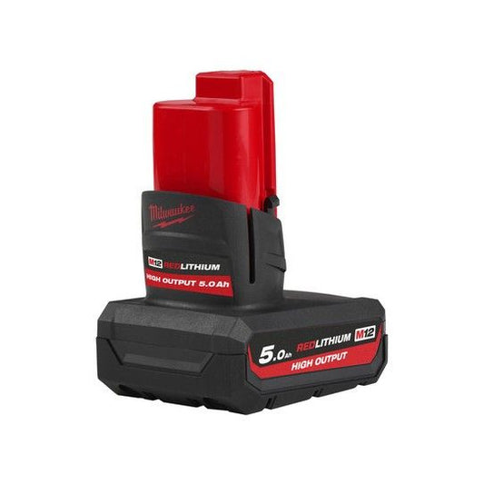 MILWAUKEE M12HB5 12v 5.0ah LI-ION BATTERY 