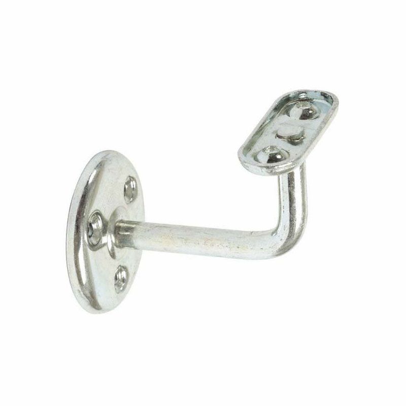 A PEERY BRIGHT ZINC PLATED HANDRAIL BRACKET 75mm 236-0075ZP