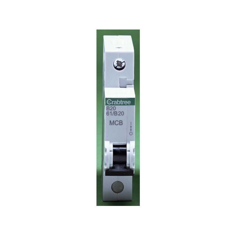 CRABTREE 61/B20 1-POLE TYPE B MCB 20a