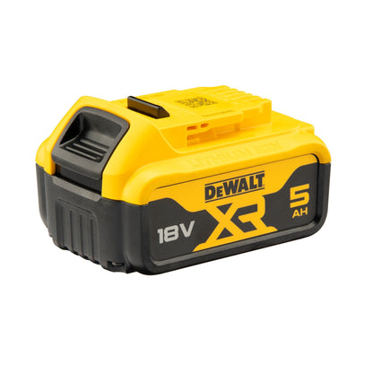 DEWALT DCB184 18V 5.0AH XR LITHIUM ION BATTERY PACK TWIN PACK & CHARGER