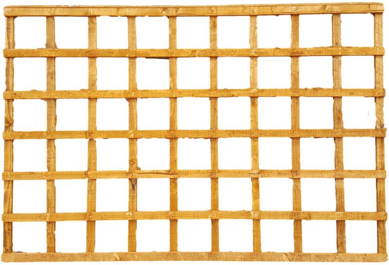 DENBIGH TIMBER PTB 3" SQUARE TRELLIS PANEL 6 x 1' SQ3"6X1PTB