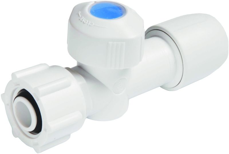 HEP2O STRAIGHT SERVICE VALVE 15mm WHITE HX18/15