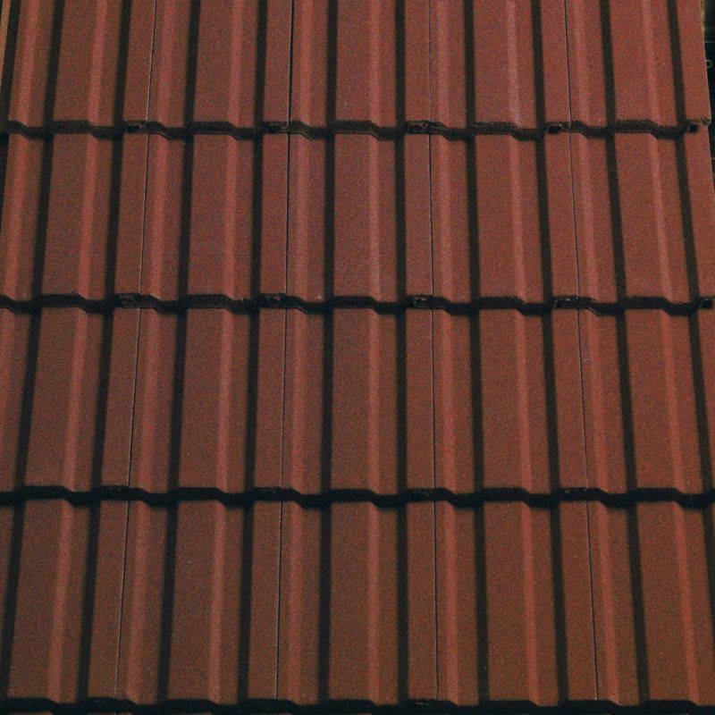 Sandtoft Standard Pattern Tile Mottled Red Sanded