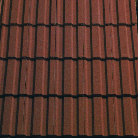 Sandtoft Standard Pattern Tile Mottled Red Sanded