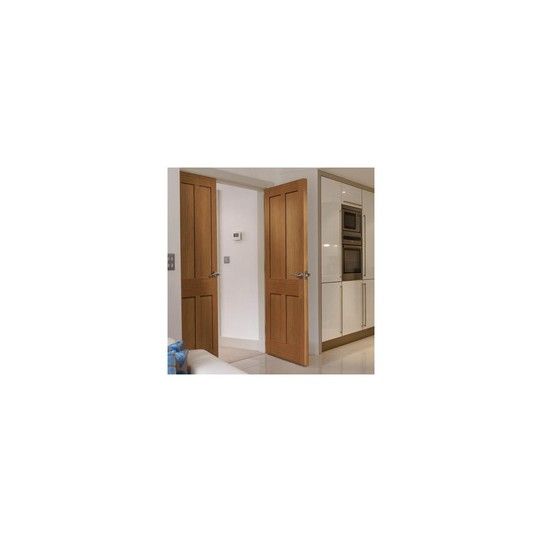 JBK RUSHMORE UNFINISHED INTERNAL OAK DOOR 1981 x 762 x 35mm (30") ORUS26