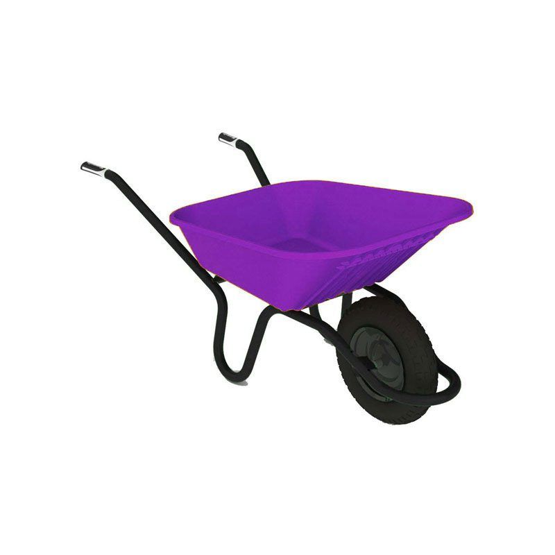WALSALL SHIRE POLY PNEUMATIC WHEELBARROW 90l LILAC SHLILP