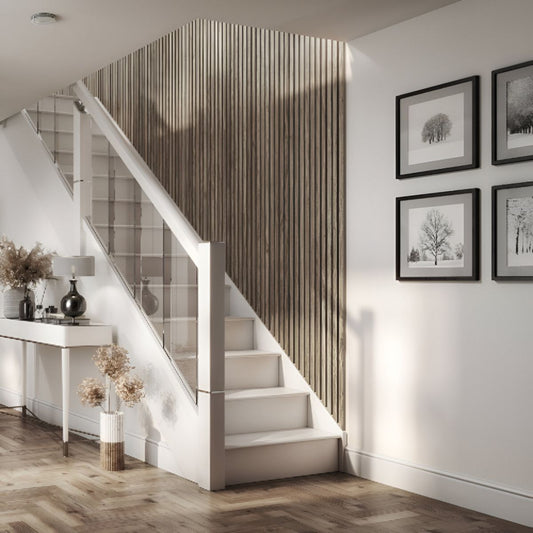 ACOUSTIC SLAT WALL PANEL 2400 x 605 x 22mm WALNUT WPKT12