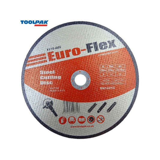 TOOLPAK X119-005 9" FLAT METAL CUTTING DISC