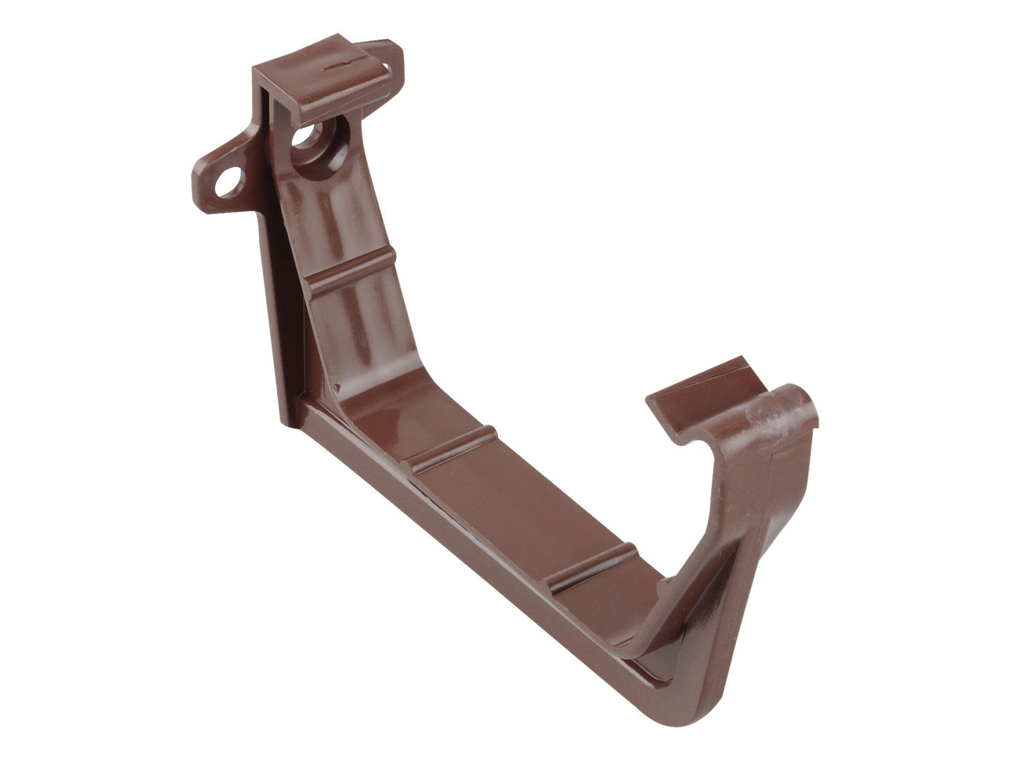 OSMASQUARELINE PVCU GUTTER SUPPORT BRACKET 100mm 4T819N BROWN