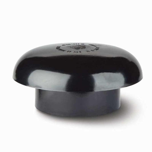 POLYPIPE SOIL VENT COWL 110mm SCV40 SCV40B BLACK